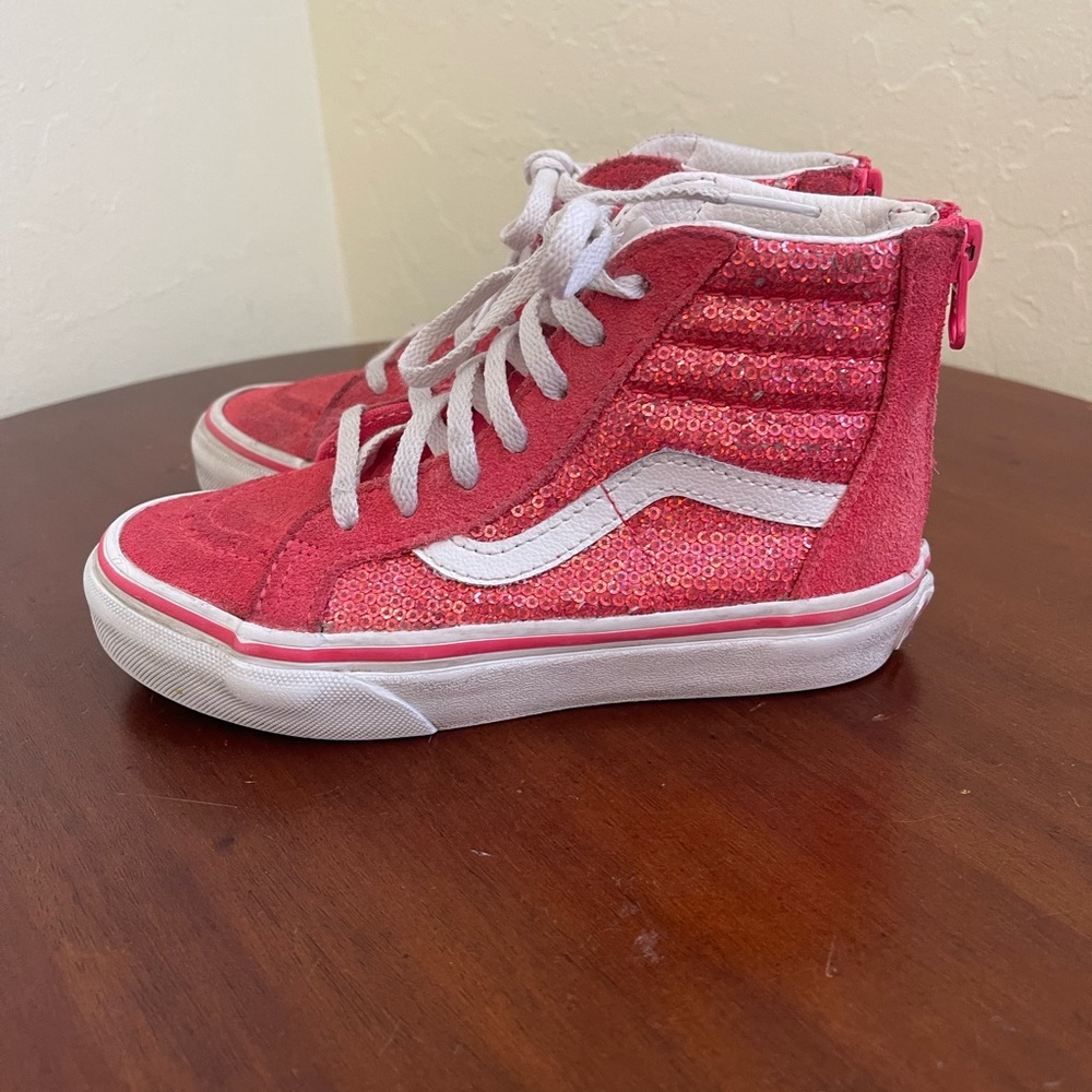 Girls High Top Vans